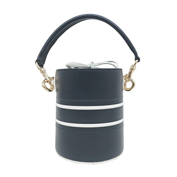 Dior Shoulder Handbag Navy White Bucket Vibe - Picture 1 of 10
